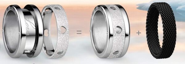 BERING Kombiring Spar Starter-Set Arctic Symphony Collection asc100